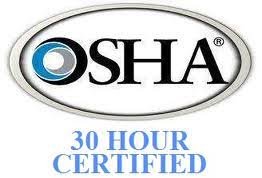 OHSA30 Certification